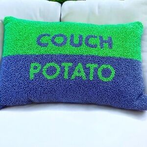 Kate Spade x Target couch potato beaded kitsch throw pillow new